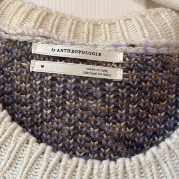 Anthropologie alpaca blend pullover sweater size M. NWOT $195 Made Italy - Picture 4 of 6